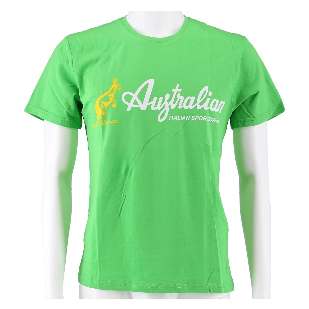 Australian Tshirt Logo #19 Grün/weiss Herren