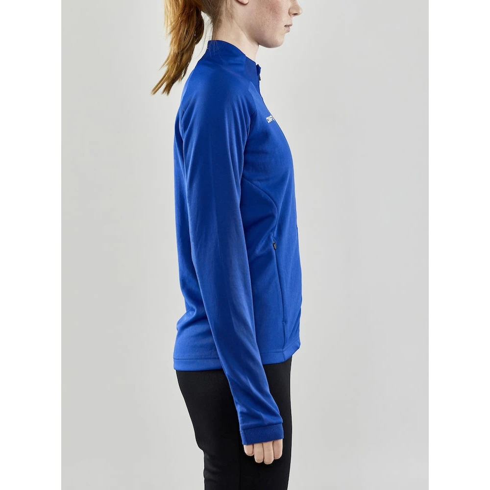 Craft Trainingsjacke Evolve Full Zip - Strapazierfähige Mid-Layer-Jacke Aus Stretchmaterial - Kobaltblau Damen – Bild 3
