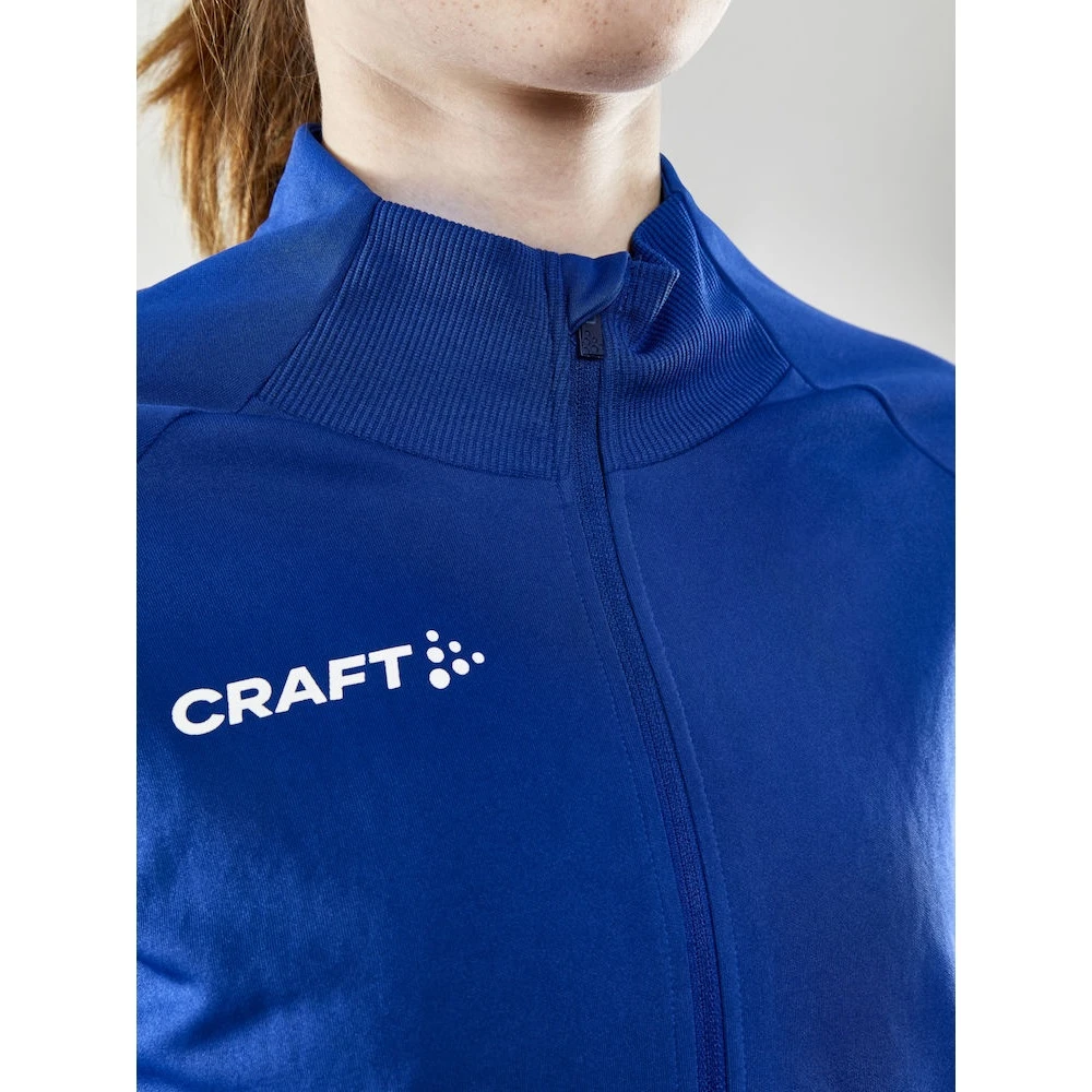 Craft Trainingsjacke Evolve Full Zip - Strapazierfähige Mid-Layer-Jacke Aus Stretchmaterial - Kobaltblau Damen – Bild 4
