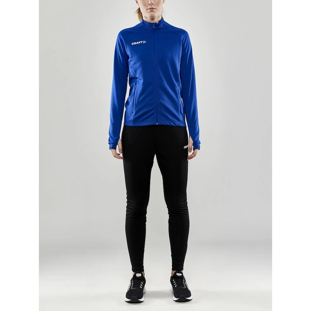 Craft Trainingsjacke Evolve Full Zip - Strapazierfähige Mid-Layer-Jacke Aus Stretchmaterial - Kobaltblau Damen – Bild 7