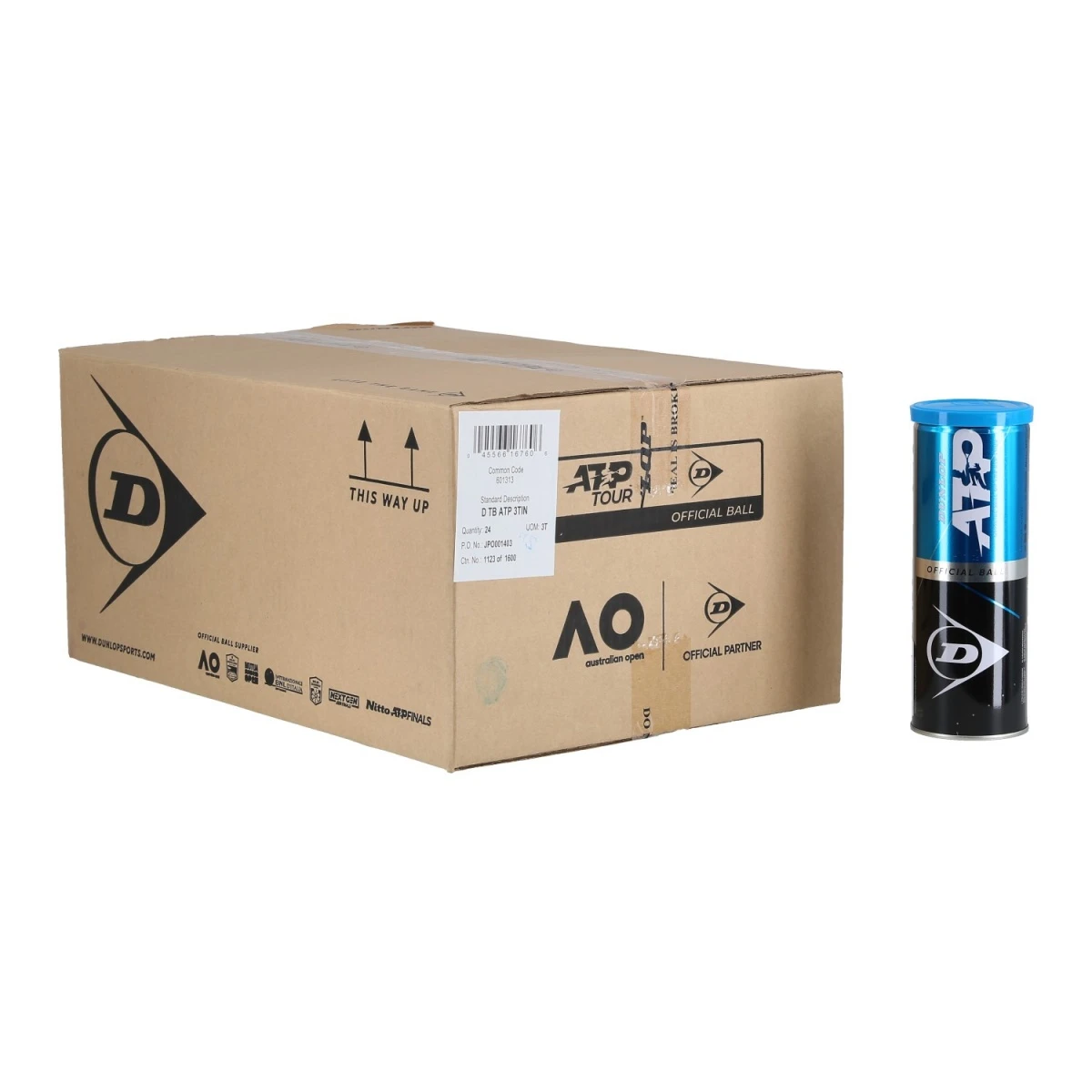 Dunlop Tennisbälle ATP (Nitto ATP Finals) - Dose 24x3er Im Karton