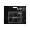 Dunlop Overgrip Super Tac 0.5mm (extrem Griffig, Feuchtigkeitsabsorbierend) Schwarz - 3 Stück