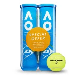 Dunlop Tennisbälle Australian Open Dose 2x4er Bi-Pack