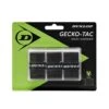 Dunlop Overgrip Gecko Tac 0.5mm - Glatt, Griffig - Schwarz - 3 Stück