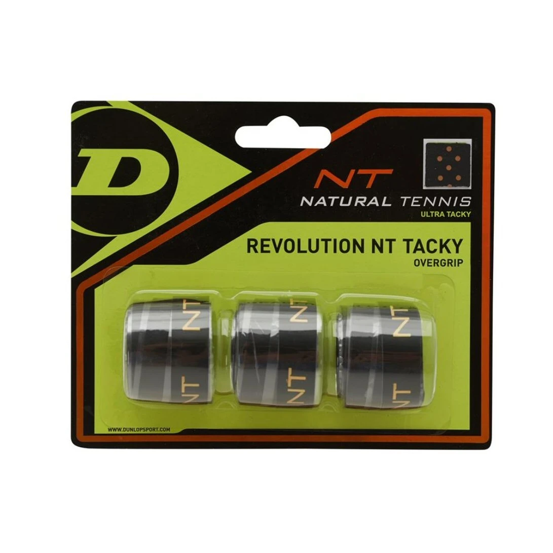 Dunlop Overgrip Revolution NT Tacky 0.5mm Schwarz - 3 Stück
