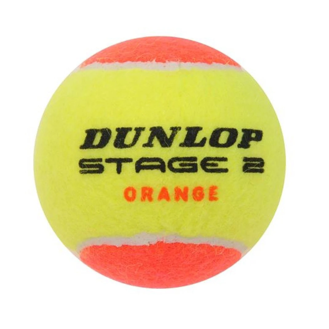 Dunlop Methodikbälle Stage 2 Gelb/orange 60er Im Eimer – Bild 2