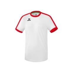 Erima Sport-Tshirt Trikot Retro Star (100% Polyester) Weiss/rot Herren