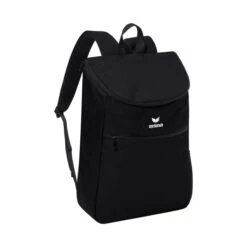 Erima Rucksack Team Multifunktionsrucksack Mit Doppel-Reißverschluss Schwarz 30x18x45cm