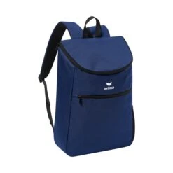 Erima Rucksack Team Multifunktionsrucksack Mit Doppel-Reißverschluss Navyblau 30x18x45cm