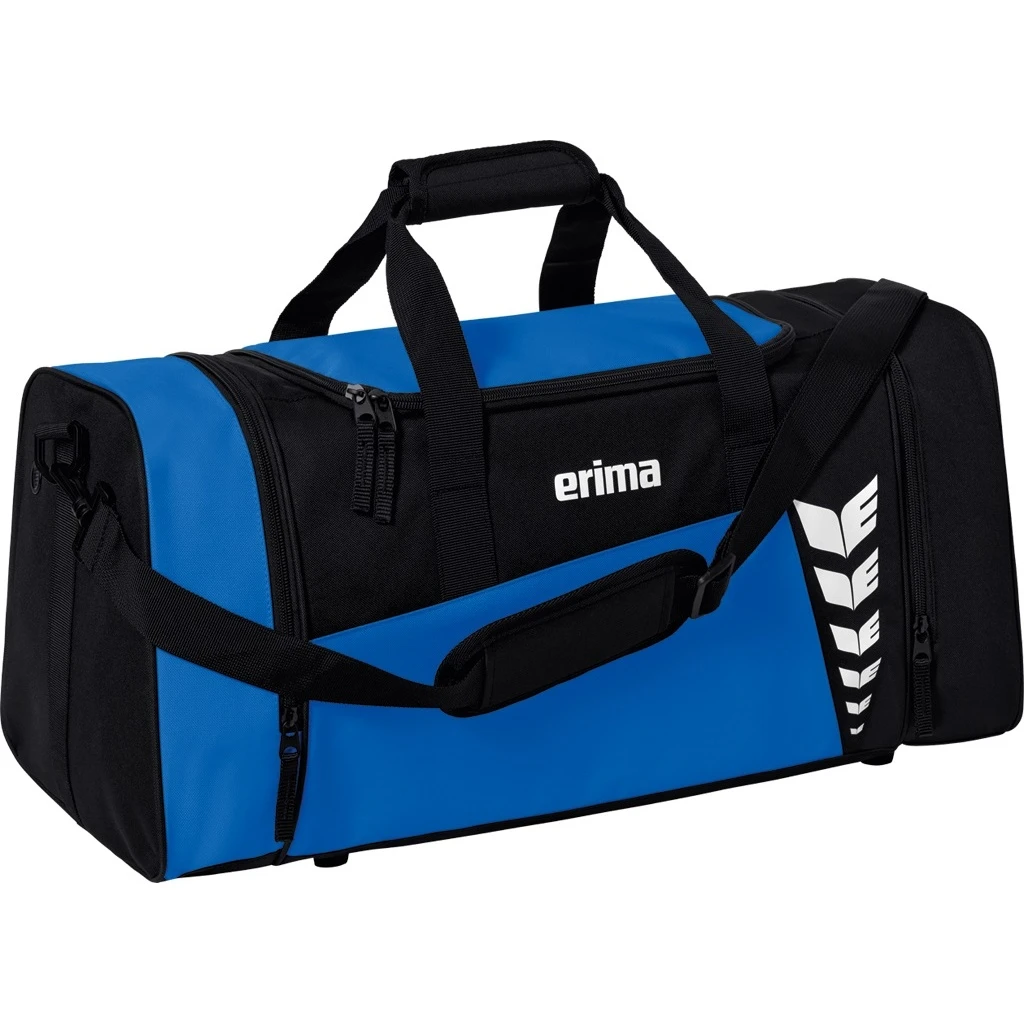 Erima Sporttasche Six Wings (Größe M - 49,5 Liter) Royalblau/schwarz 61x29x28cm