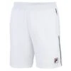Fila Tennishose Short Leon (optimale Bewegungsfreiheit) Kurz Weiss Herren