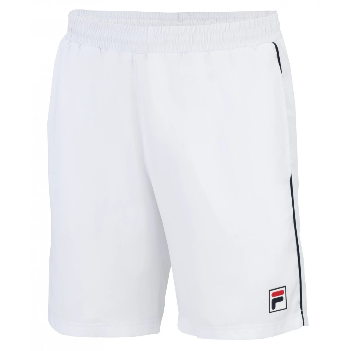 Fila Tennishose Short Leon (optimale Bewegungsfreiheit) Kurz Weiss Herren