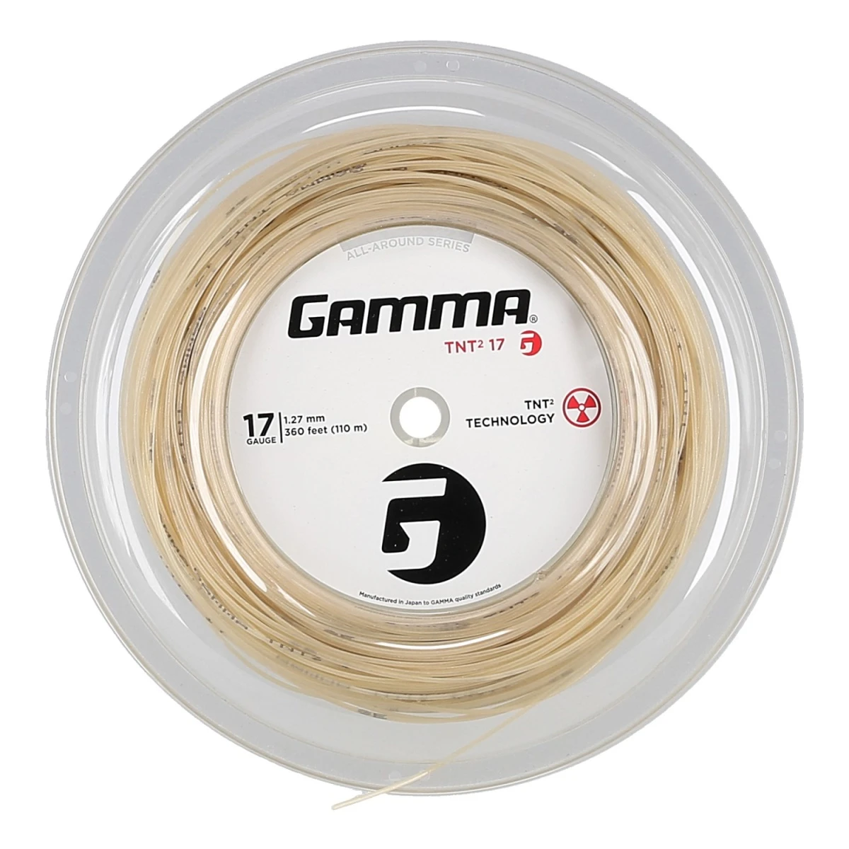 Gamma Tennissaite TNT² (Allround+Power) Natur 110m Rolle