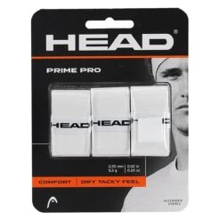 Head Overgrip Prime Pro 0.55 Mm Weiss 3er