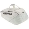 Head Tennis-Racketbag Pro X Racquet Bag XL (Schlägertasche, 2 Hauptfächer) 2023 Corduroy Weiss 12er
