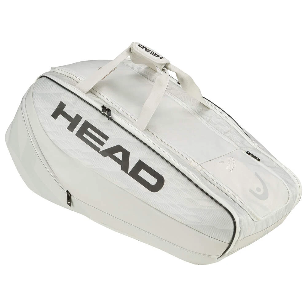 Head Tennis-Racketbag Pro X Racquet Bag XL (Schlägertasche, 2 Hauptfächer) 2023 Corduroy Weiss 12er – Bild 3