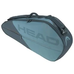 Head Tennis-Racketbag Tour Racquet Bag S (Schlägertasche, 1 Hauptfach) 2023 Cyanblau 3er
