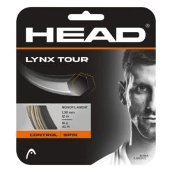 Head Tennissaite Lynx Tour (Kontrolle+Spin) Champagnebraun 12m Set