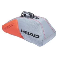 Head Tennis-Racketbag Radical (Schlägertasche, 2 Hauptfächer) Grau 9R