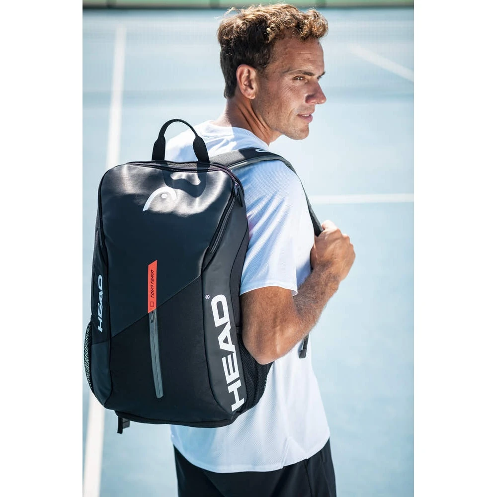 Head Rucksack Tour Team (mit Schuhfach) 29 Liter Schwarz/orange – Bild 2