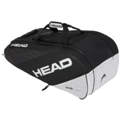Head Tennis-Racketbag (Schlägertasche) Elite Allcourt Schwarz/weiss - 2 Hauptfächer
