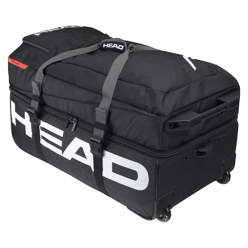 Head Tour Team Sport-Reisetasche Travelbag Mit Rollen 3 Haupt-Innenfächern Schwarz – Bild 4