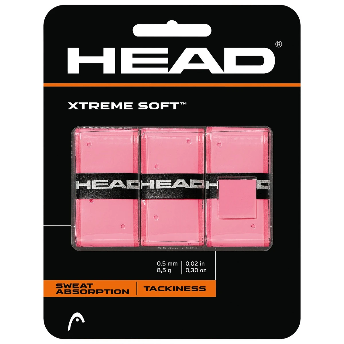 Head Overgrip Xtreme Soft 0.5mm Pink 3er