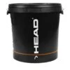 Head Balleimer Plastik (für Maximal 72 Tennisbälle) Leer Schwarz - 1 Eimer