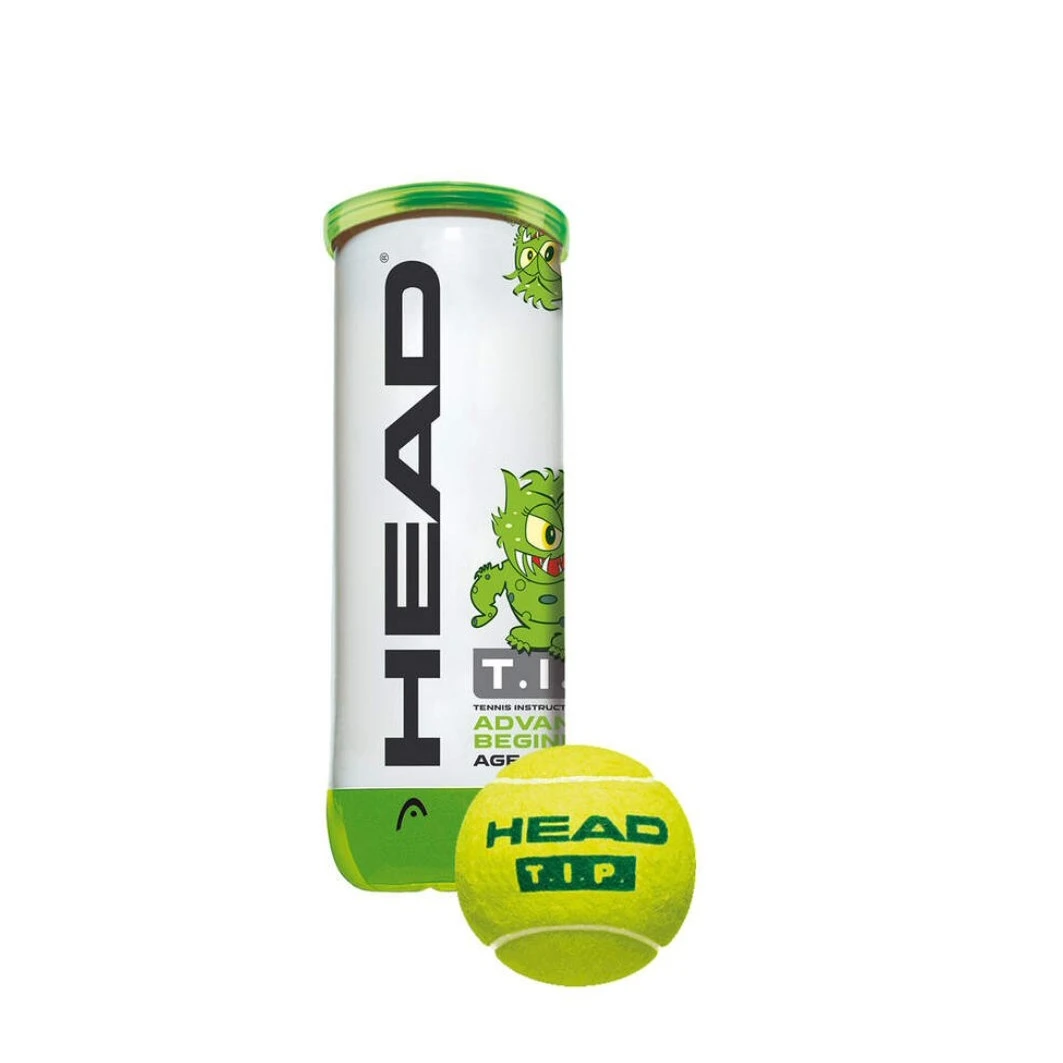 Head Methodikbälle Stage 1 Gelb/grüner Punkt 24x3er Dose Im Karton – Bild 3