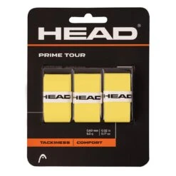 Head Overgrip Prime Tour 0.6 Mm (Komfort, Griffigkeit) Gelb 3er