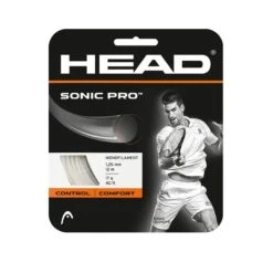 Head Tennissaite Sonic Pro (Haltbarkeit) Weiss 12m Set