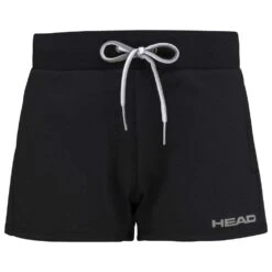 Head Tennishose Short Club Ann (elastischer Bund) Kurz Schwarz Damen