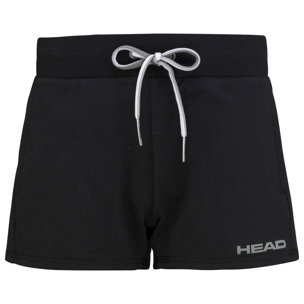 Head Tennishose Short Club Ann (elastischer Bund) Kurz Schwarz Damen