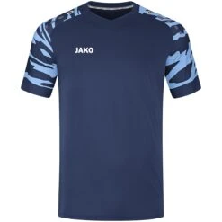 JAKO Sport-Tshirt Trikot Wild (Polyester-Stretch-Jersey) Navyblau/skyblau Herren