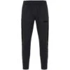 JAKO Trainingshose (Polyesterhose) Power (elastisch, Seitentaschen Mit Reißverschluss) Lang Schwarz Herren