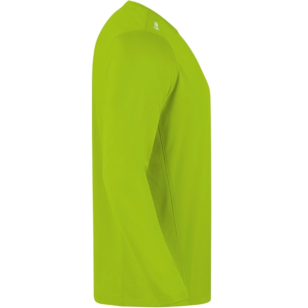 JAKO Sport-Langarmshirt Run 2.0 (100% Polyester, Atmungsaktiv) Neongrün Herren – Bild 3