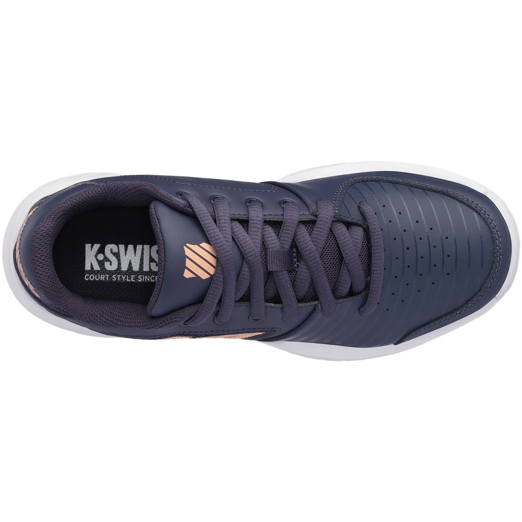 KSwiss Court Express Omni Blaugrau/pfirsisch Allcourt-Tennisschuhe Kinder – Bild 2