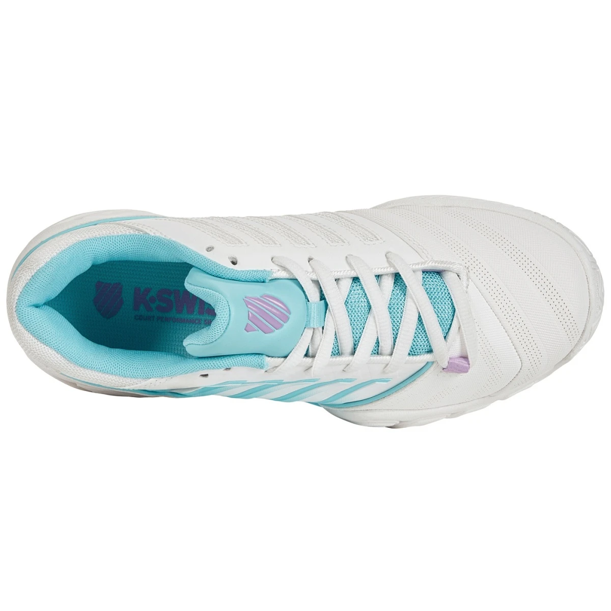 KSwiss Tennisschuhe BigShot Light 4 Allcourt Weiss/blau Damen – Bild 2