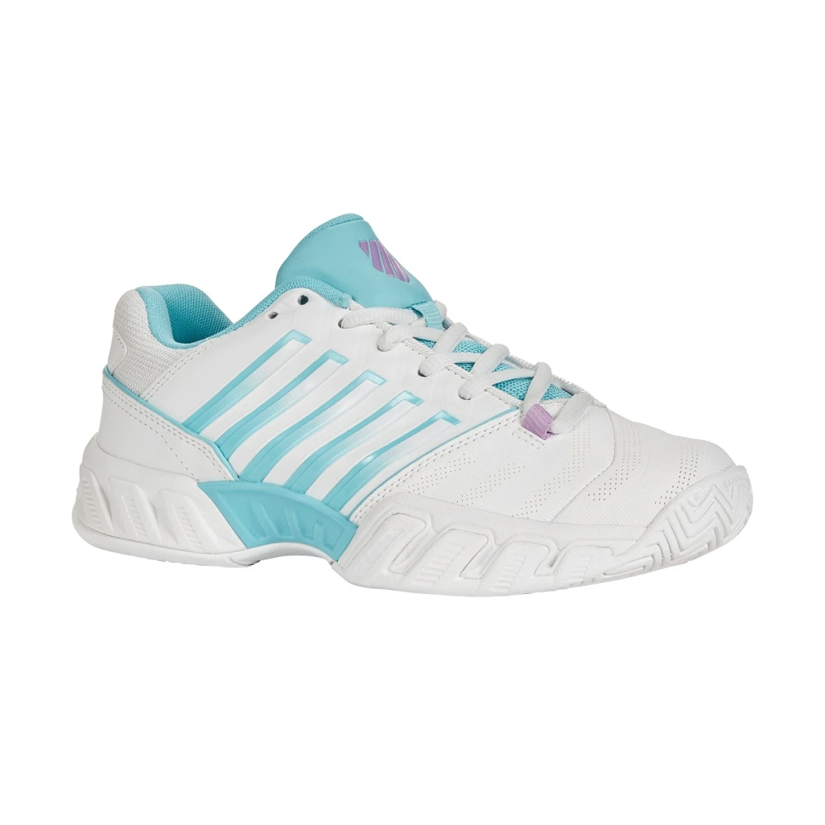 KSwiss Tennisschuhe BigShot Light 4 Allcourt Weiss/blau Damen – Bild 3