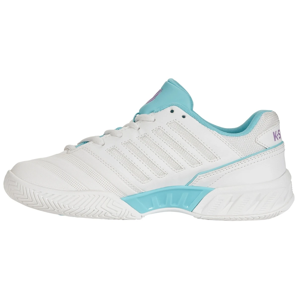 KSwiss Tennisschuhe BigShot Light 4 Allcourt Weiss/blau Damen – Bild 6