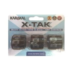 Karakal Overgrip X-Tak 0.6mm Schwarz 3er