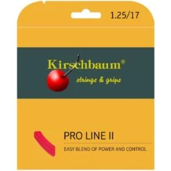 Kirschbaum Tennissaite Pro Line No. II (Haltbarkeit+Kontrolle) Rot 12m Set