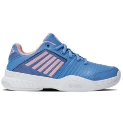 KSwiss Tennisschuhe Court Express Indoor/Carpet/Teppich Blau/pink Mädchen
