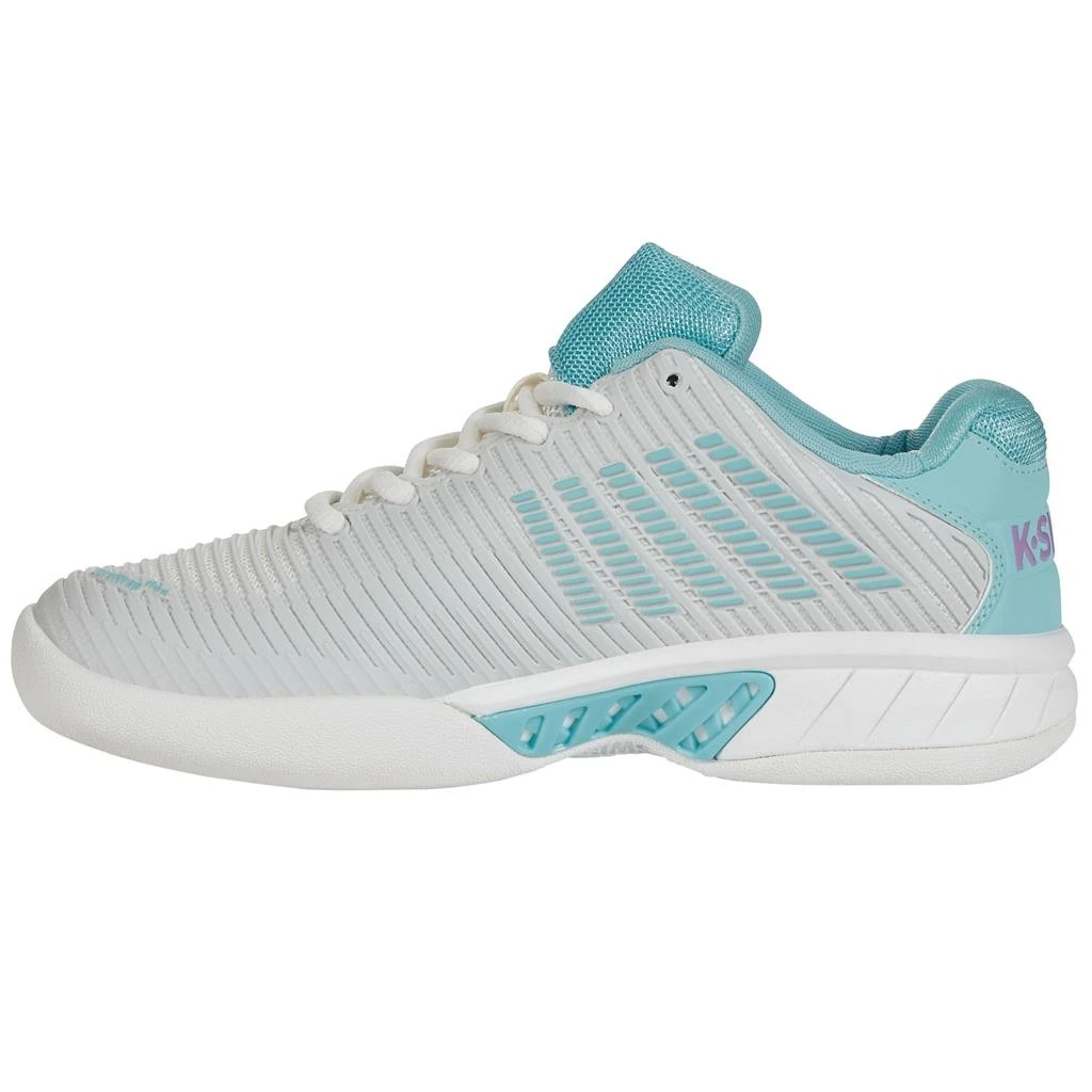 KSwiss Tennisschuhe Hypercourt Express 2 Indoor/Carpet/Teppich Weiss/blau Damen – Bild 5