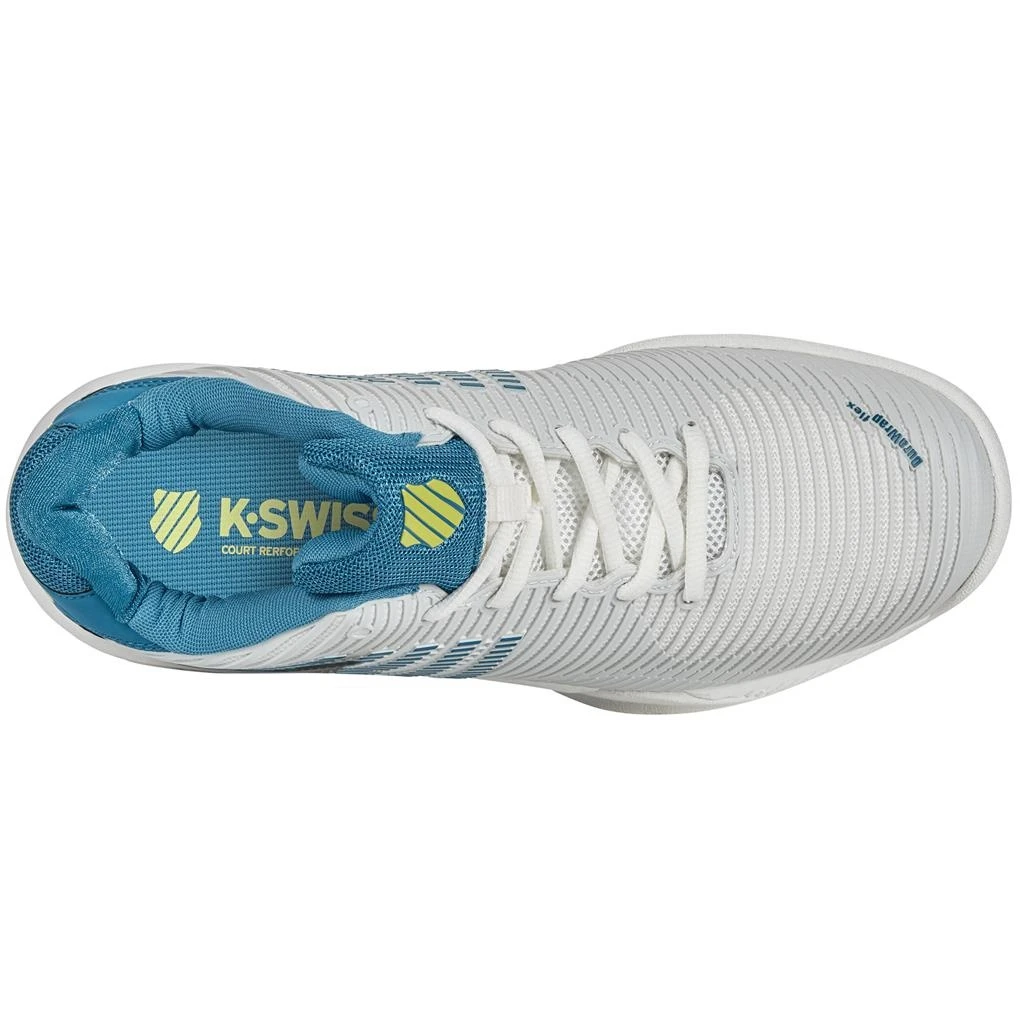 KSwiss Tennisschuhe Hypercourt Express 2 Indoor/Carpet/Teppich Weiss/blau Herren – Bild 7