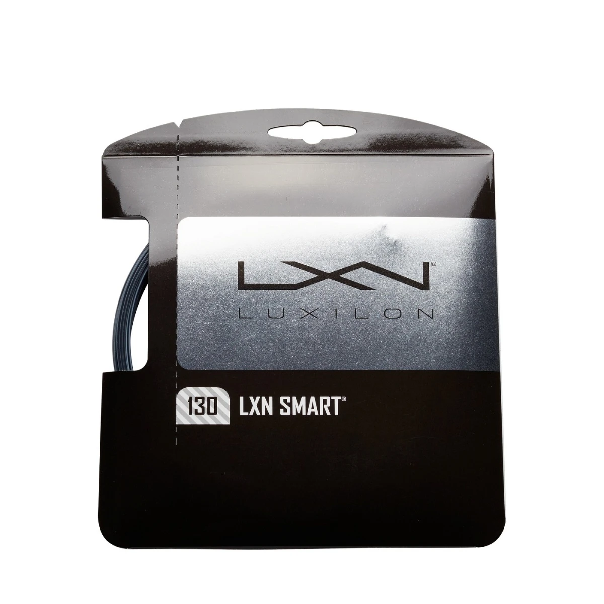 Luxilon Tennissaite Smart (Haltbarkeit+Allround) Schwarz 12m Set – Bild 2
