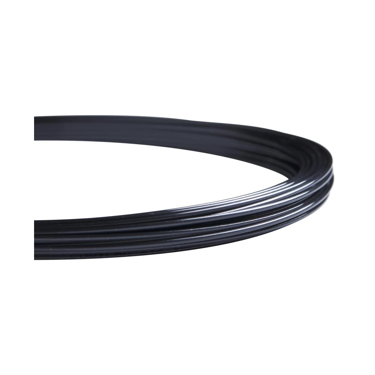 Luxilon Tennissaite Alu Power 1.25 (Haltbarkeit+Power) Schwarz 220m Rolle – Bild 2