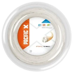 Pacific Tennissaite Nyltec Weiss 200m Rolle