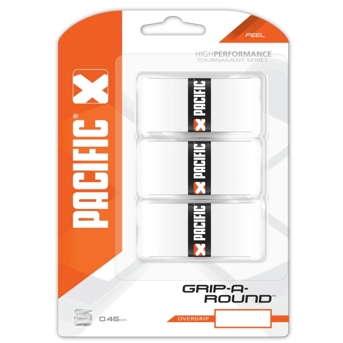 Pacific Overgrip Grip Around 0.45mm Weiss 3er