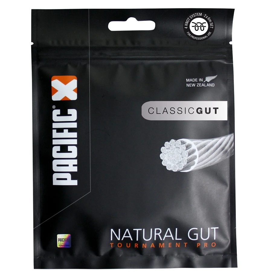 Pacific Darm-Tennissaite Tournament Pro Classic Gut Natur 12m Set